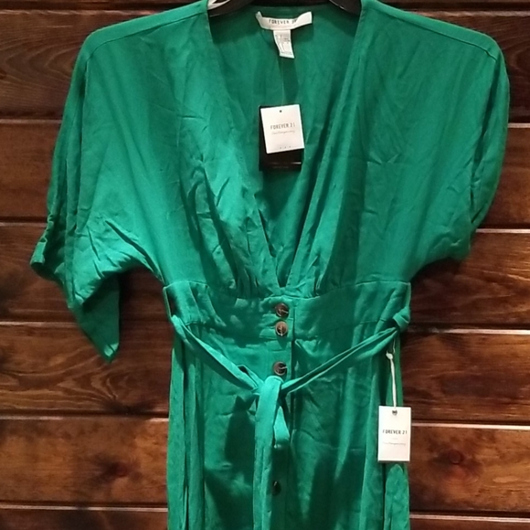 Green FOREVER 21dress - Picture 2 of 2